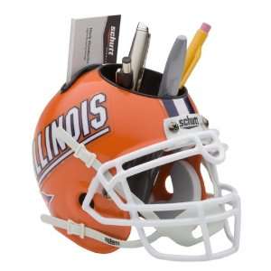  ILLINOIS FIGHTING ILLINI NCAA Football Helmet Desk Caddy 
