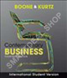 Contemporary Business by David L. Kurtz / 14th International Edition 