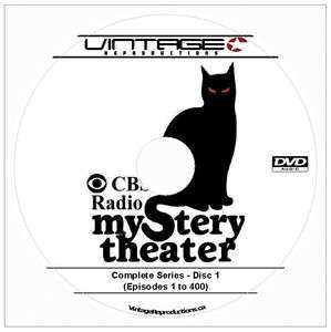 CBS MYSTERY THEATER Old Time Radio COMPLETE SERIES DVD  
