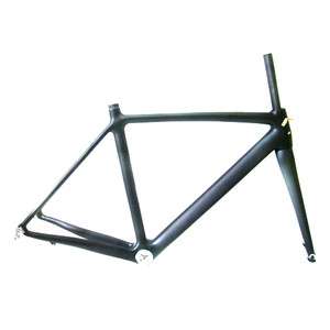 700C 3K Full Carbon Fiber Road Bike Frame w/ Rigid Fork 47cm,51cm,54cm 