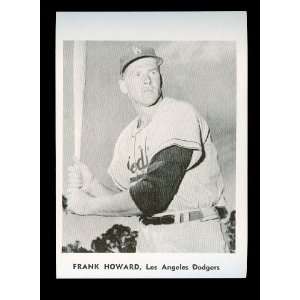 1961 Frank Howard Los Angeles Dodgers Jay Publishing Photo  