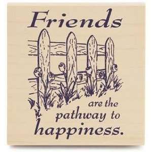    Pathway To Happiness   Rubber Stamps Arts, Crafts & Sewing