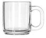 LARGE CLEAR GLASS TEA CUP / COFFEE MUG  BRAND NEW  SHOT CUPS 