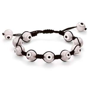  Pave Pink Evil Eye Balls Knotted on a Strong Stylish Cord (Purchase 