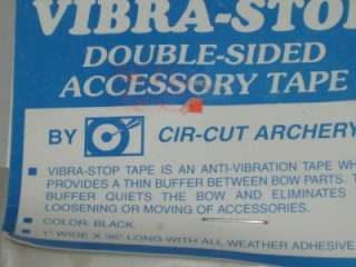 NEW Vibra Stop Double Sided Archery Accessory Tape  