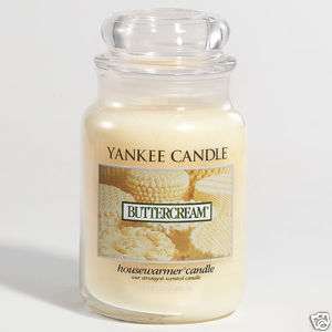 Yankee Candle ButterCream 22 oz Jar Candle  