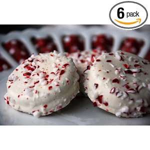 Peppermint White Chocolate Covered Cookies  Grocery 