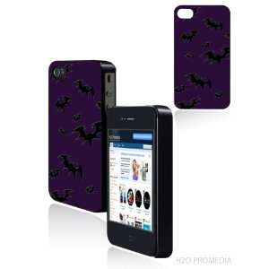  black bats purple background   iPhone 4 iPhone 4s Hard 