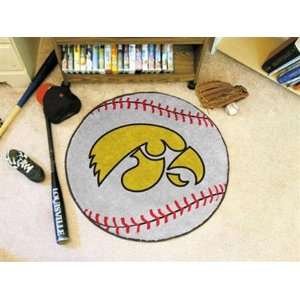  Iowa Hawkeyes NCAA 29 Round Baseball Area Rug Floor Mat 