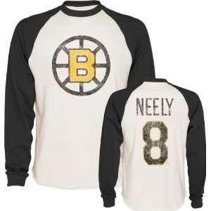  Cam Neely Old Time Hockey Winfield Long Sleeve Raglan Jersey Boston 