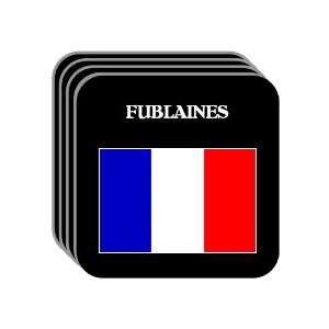  France   FUBLAINES Set of 4 Mini Mousepad Coasters 