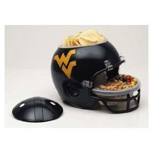  NCAA West Virginia Mountaineers Snack Bowl Helmet Sports 