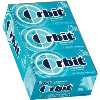 Orbit Wintermint Sugarfree Gum, 14 Piece Packs (Pack of 24)