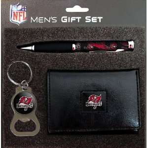  Tampa Bay Buccaneers Tri Fold Wallet with Pen & Keychain 