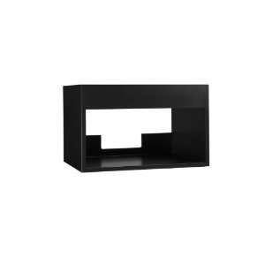 Ronbow 016722 B02 Wall Hung Catalina 22 Inch Vanity Cabinet in Black
