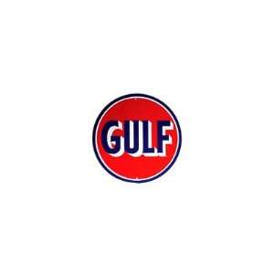  Gulf Oil Gasoline Logo Retro Vintage Round Tin Sign