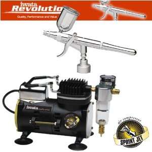   Airbrushing System with Sprint Jet Air Compressor