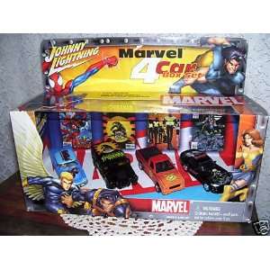   SPIDERMAN HUMMER, X MEN SYCLONE, AND WOLVERINE VIPER COUPE Toys
