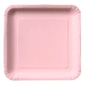  Classic Pink Square Paper Dessert Plates Toys & Games