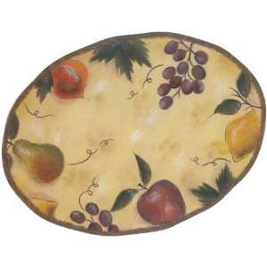  Clay Art Florentine Oval Serving Platter