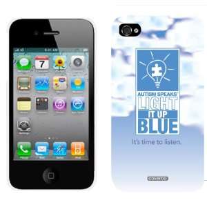  Autism Speaks Clouds design on iPhone 4 / 4S Thinshield 