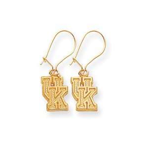  14k Collegiate University of Kentucky Earrings 