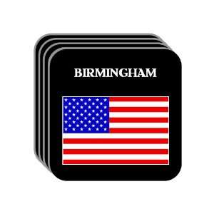  US Flag   Birmingham, Alabama (AL) Set of 4 Mini Mousepad 