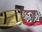   Bag 2 shells and Brown Wallet Lexi yellow gold and Allie Red Giraffe