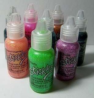 Pic 9 New Ranger Colors Glitter Glue Bottle STICKLES fs  