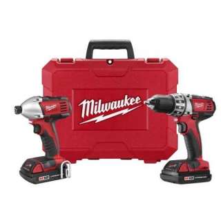 Milwaukee 2691 22 18 Volt Compact Drill & Impact Kit 045242159338 
