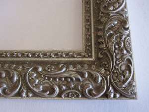Wide High End Silver #2 Victorian Ornate Picture Frame  