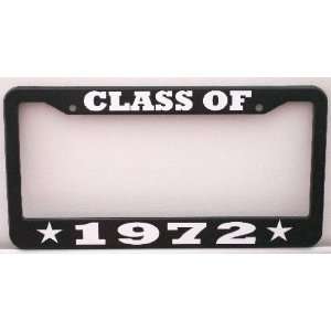  CLASS OF 1972 License Plate Frame Automotive