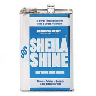 SHEILA SHINE, INC. 4EA Stainless Steel Cleaner & Polish, 1 gal. Can 