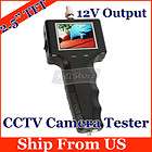 TFT LCD MONITOR COLOR CCTV Security Surveillance CAMERA TESTER TEST 