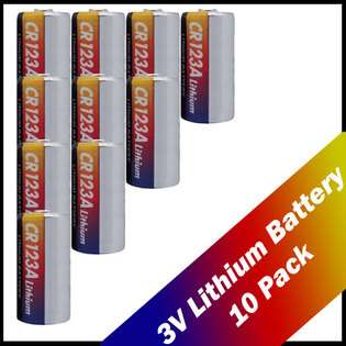 Top Brand 3V Lithium Battery 10 Pack 