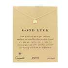 Dogeared Elephant Pendant Good Luck Necklace in Gold 16