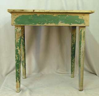 Rustic Primitive Oak and Pine Work Table c.1880  