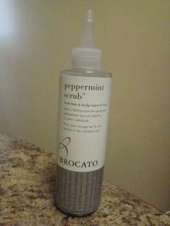 brocato peppermint scrub hair & scalp tonic 8.5 fl oz  
