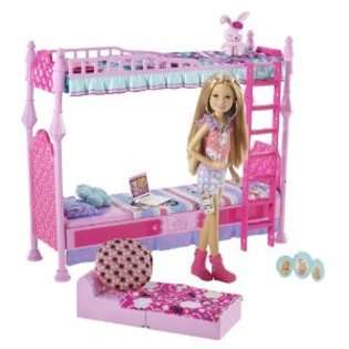 Mattel Barbie Sisters Sleeptime Bedroom and Stacie Doll Set at  
