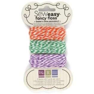 We R Memory Keepers Sew Easy Fancy Floss Bakers Twine 3 Colors/8.7 