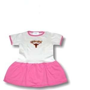   Texas Austin UT Longhorns   Children / Kids 123 Pink Ruffle Dress