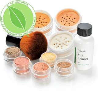 XLG Mineral Makeup Kit w/ Kabuki Brush & Organic Primer  