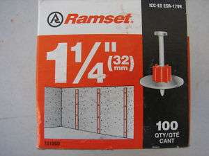 Ramset 1510SD 1 1/4 Low Velocity Powder Fasteners (200  