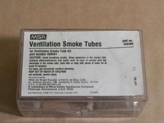 458480 MSA Ventilation Smoke Tubes Detector Kit  