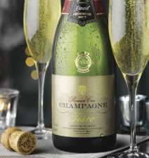 Tesco Champagne Gold medal winning. 24 months matured. Dry. Crisp 