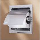 Gatco Recess Toilet Paper Holder with Cover in Chrome (Set of 4)