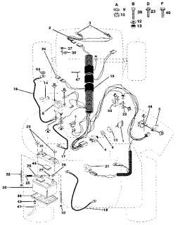 CRAFTSMAN Tractor Electrical Parts  Model 917254860 