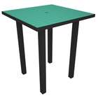 iron kd 30 round bar height table in antique black