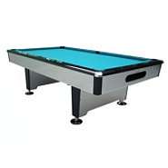 Playcraft Silver Knight 7 Slate Pool Table with Ball Return 
