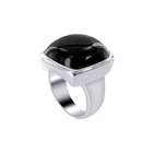 Gem Avenue Black Onyx Sterling Silver Band Ring